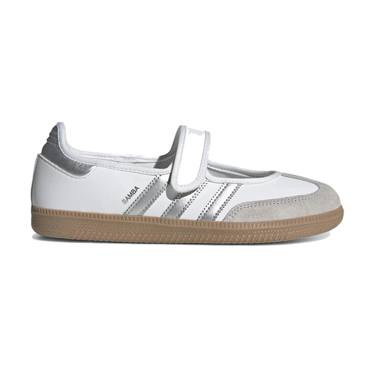 Adidas Samba Jane White Silver Metallic
