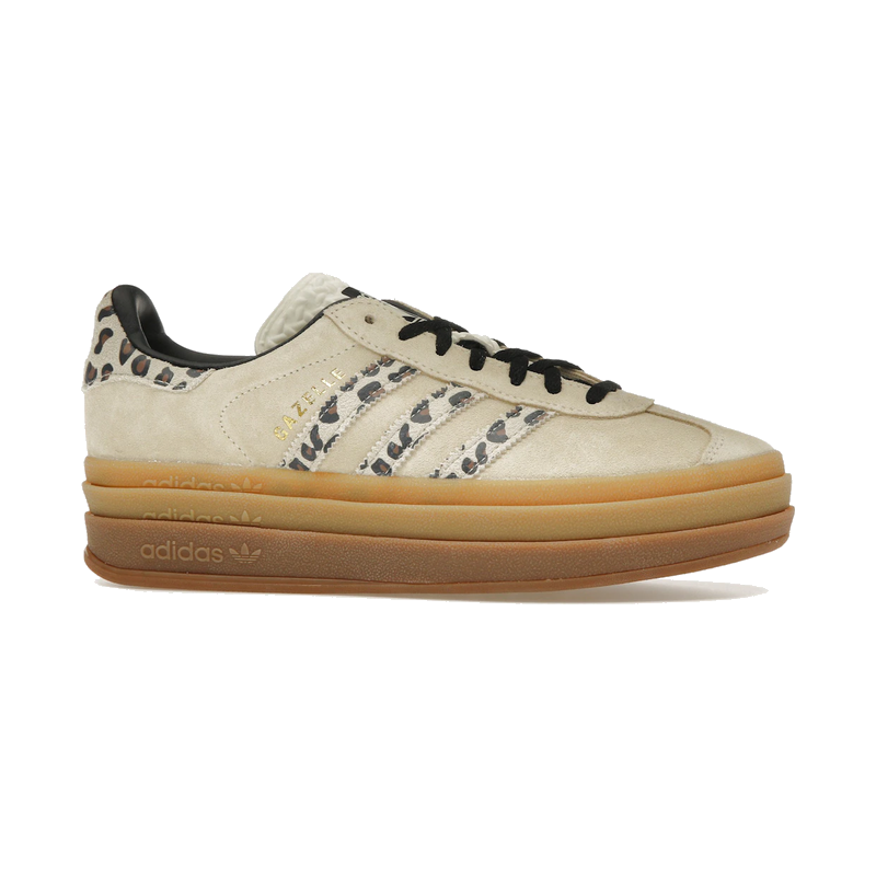 Adidas Gazelle Bold Cream Black Leopard