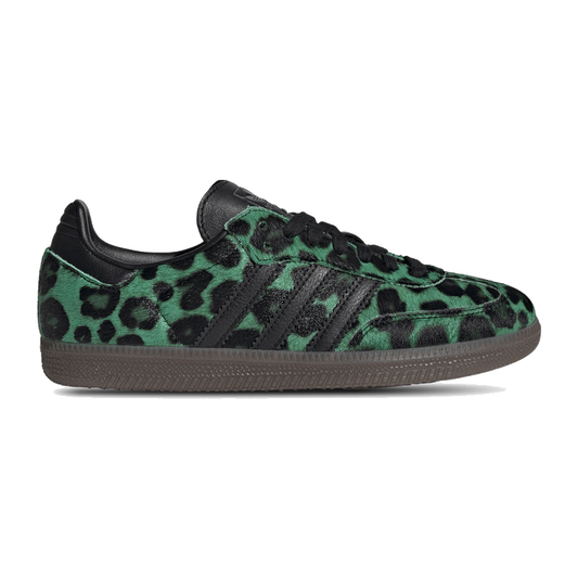 Adidas Samba Semi Screaming Green Core Black Gold Metallic