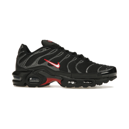 Nike Air Max Plus Black University Red Metallic Silver