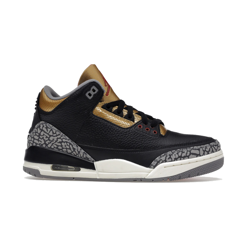 Air Jordan 3 Retro Black Cement Gold