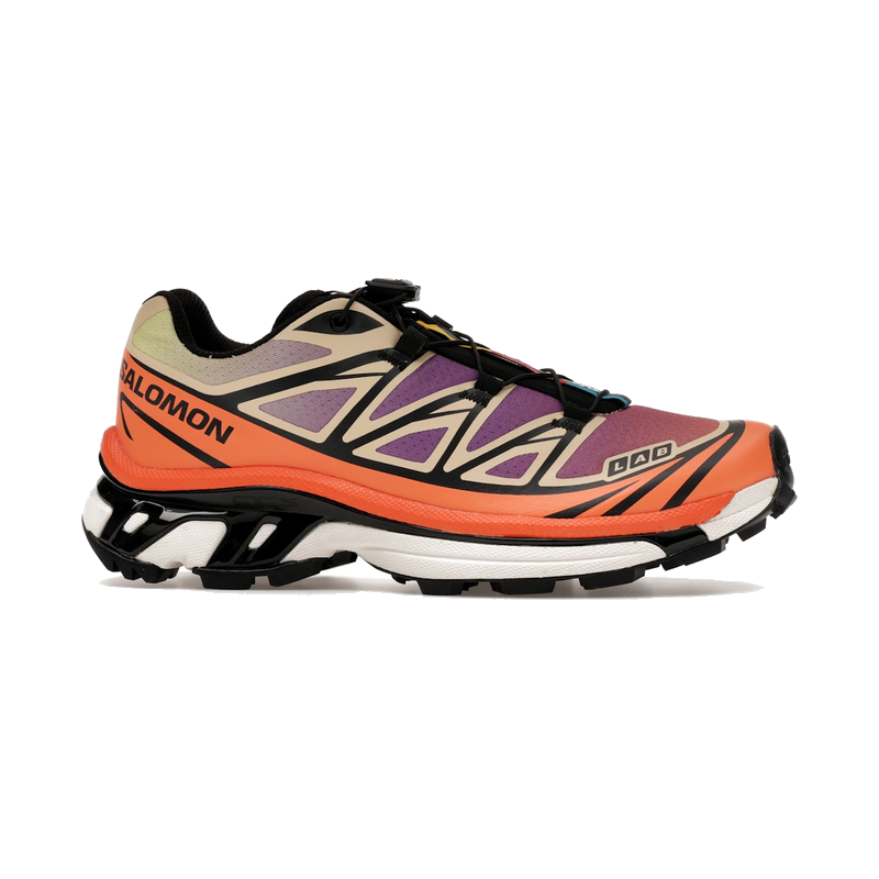 Salomon XT-6 Black Almond Dragon Fire