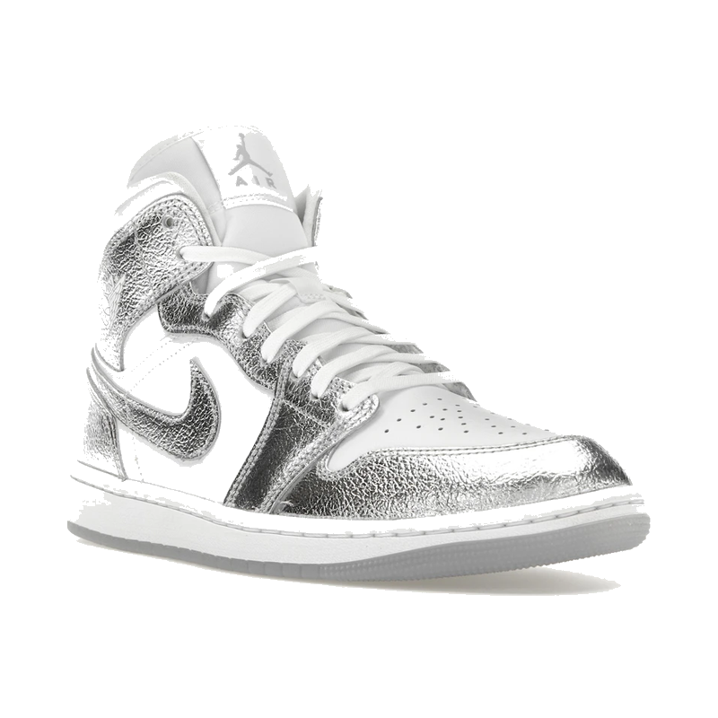 Air Jordan 1 Mid SE Metallic Silver
