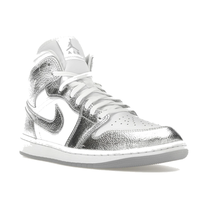 Air Jordan 1 Mid SE Metallic Silver