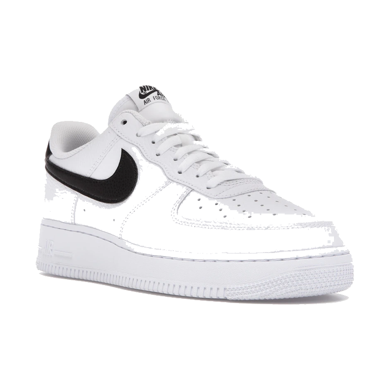 Nike Air Force 1 Low '07 White Black Pebbled Leather