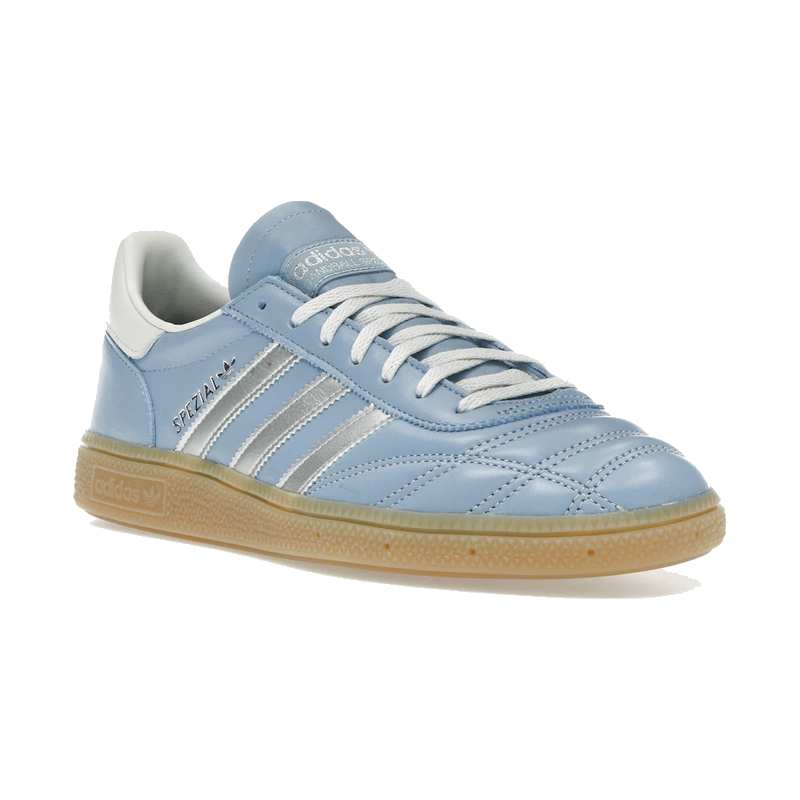 Adidas Handball Spezial Quilted Stitching Ash Blue Silver