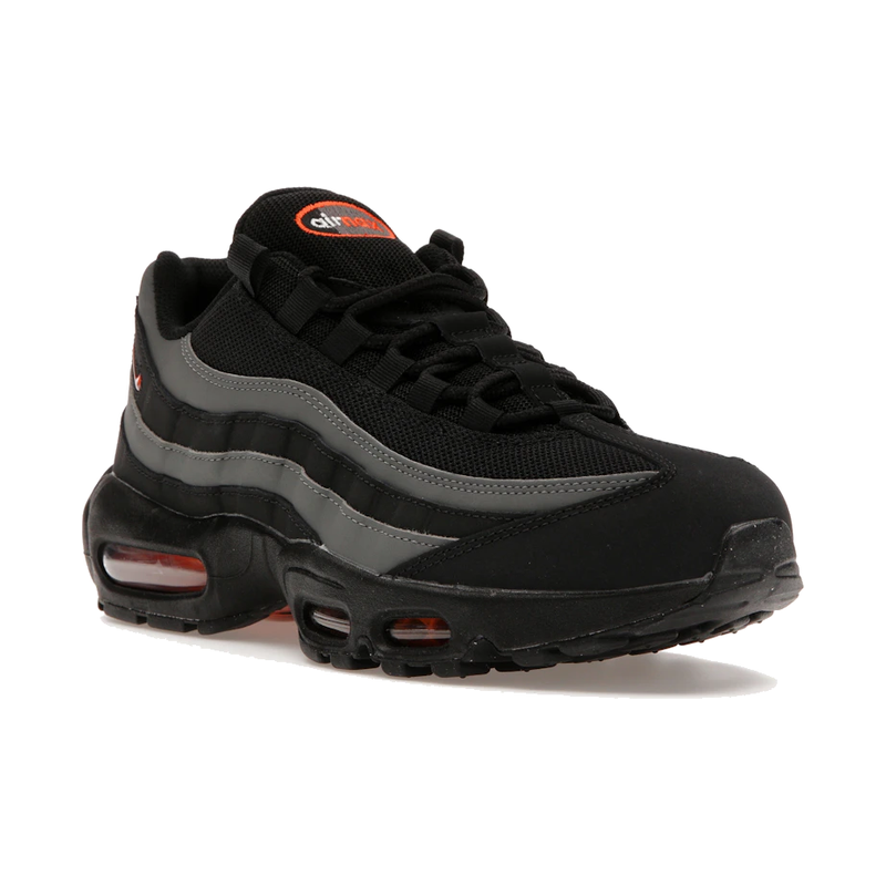 Nike Air Max 95 Black Grey Safety Orange