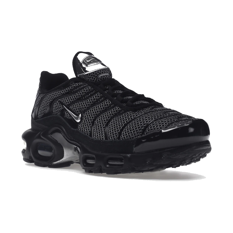 Nike Air Max Plus Black Suede Silver