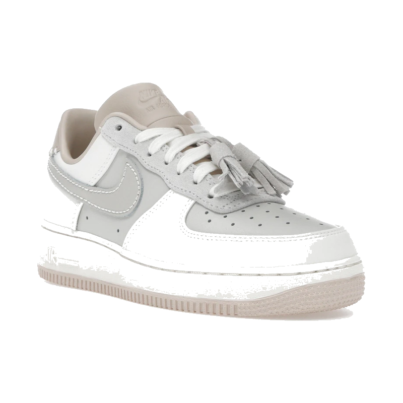 Nike Air Force 1 Low '07 Light Bone Suede Tassels