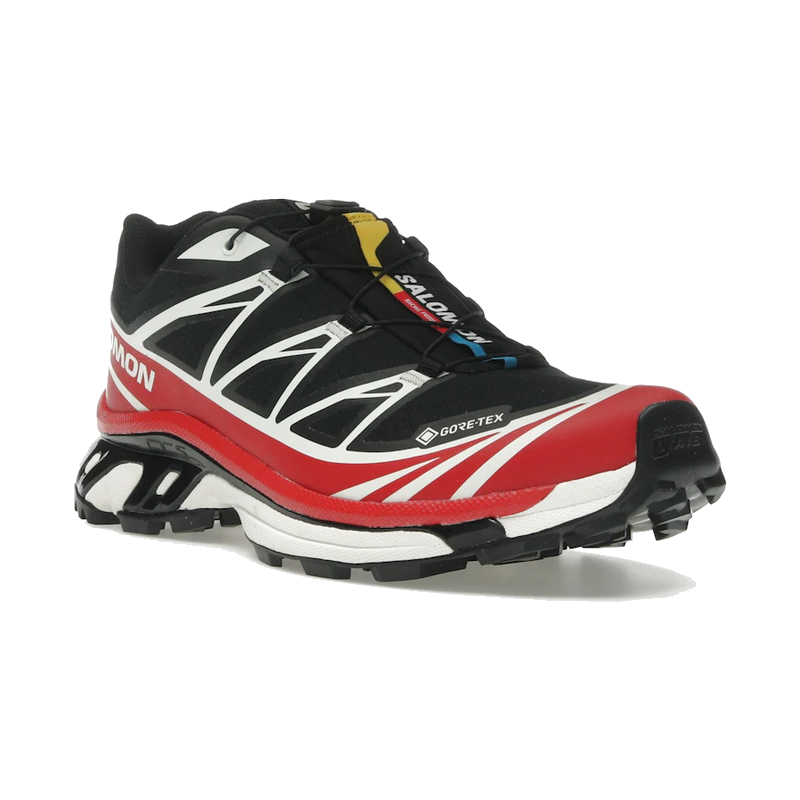 Salomon XT-6 Gore-Tex Black Flame Scarlet