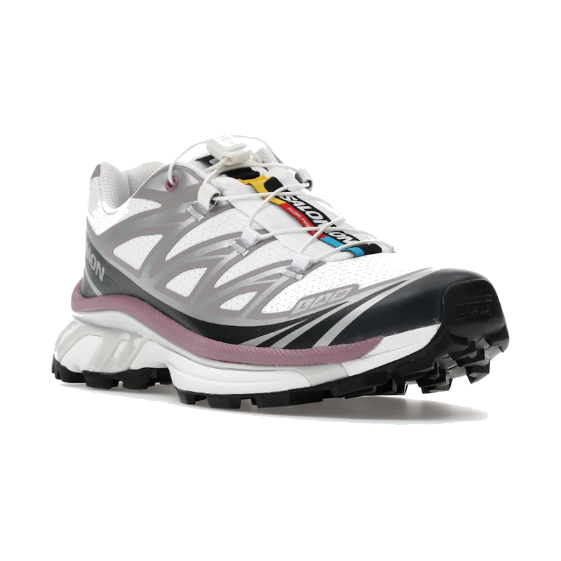 Salomon XT-6 White Black Dusky Orchid