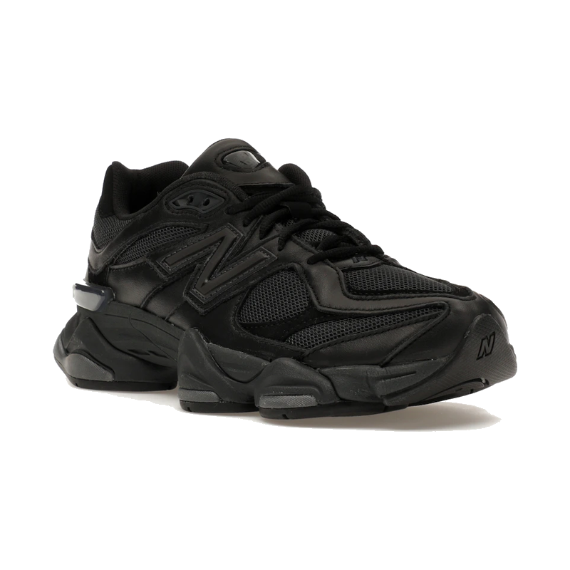 New Balance 9060 Triple Black Leather