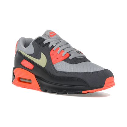 Nike Air Max 90 Light Smoke Grey Hyper Crimson Limelight