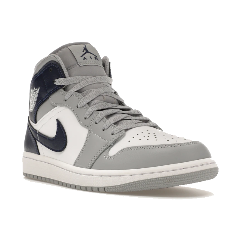 Air Jordan 1 Mid Wolf Grey Midnight Navy
