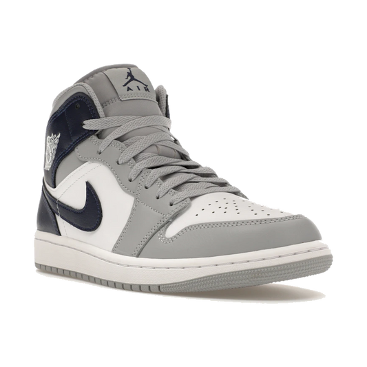 Air Jordan 1 Mid Wolf Grey Midnight Navy