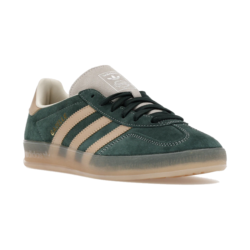 Adidas Gazelle Indoor Shadow Green Warm Sandstone