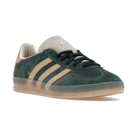 Adidas Gazelle Indoor Shadow Green Warm Sandstone