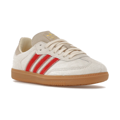 Adidas Samba OG Pony Hair Wonder Beige Better Scarlet
