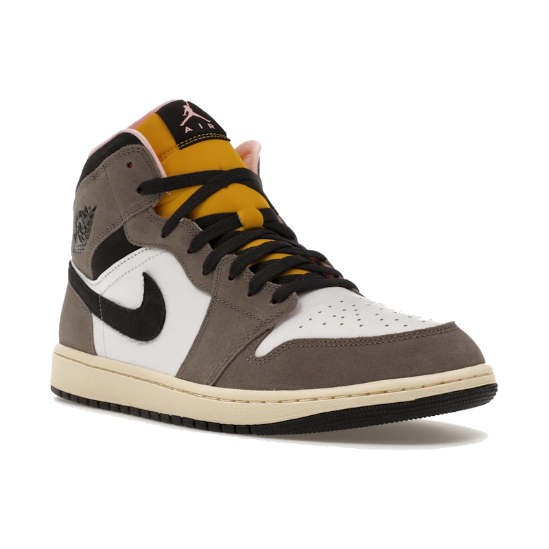 Air Jordan 1 Mid SE White Cave Stone