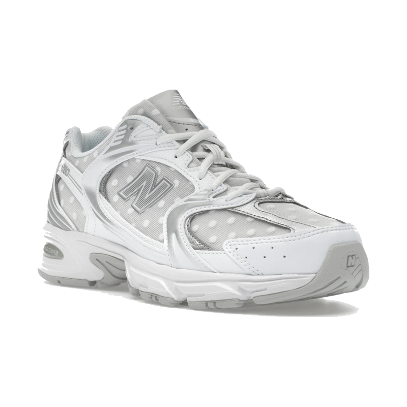 New Balance 530 Silver Metallic Polka Dots