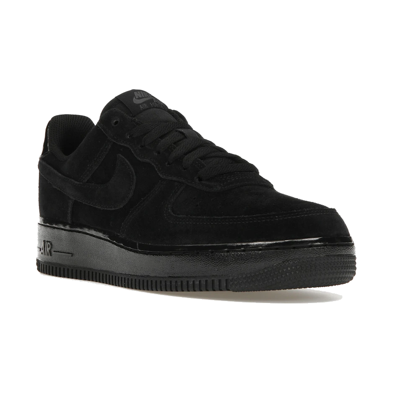 Nike Air Force 1 Low '07 Triple Black Suede