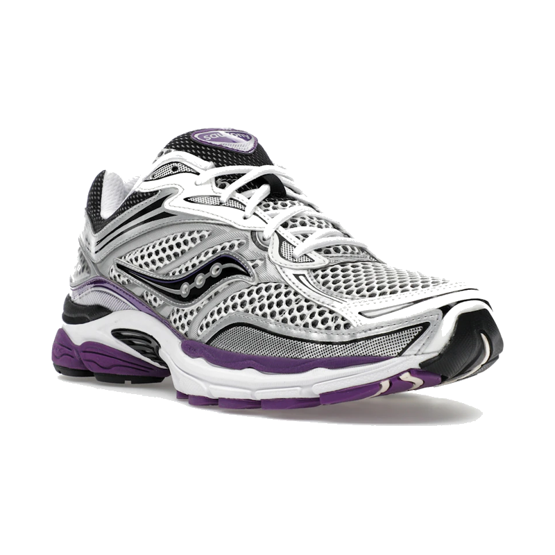 Saucony ProGrid Omni 9 White Black Silver Purple