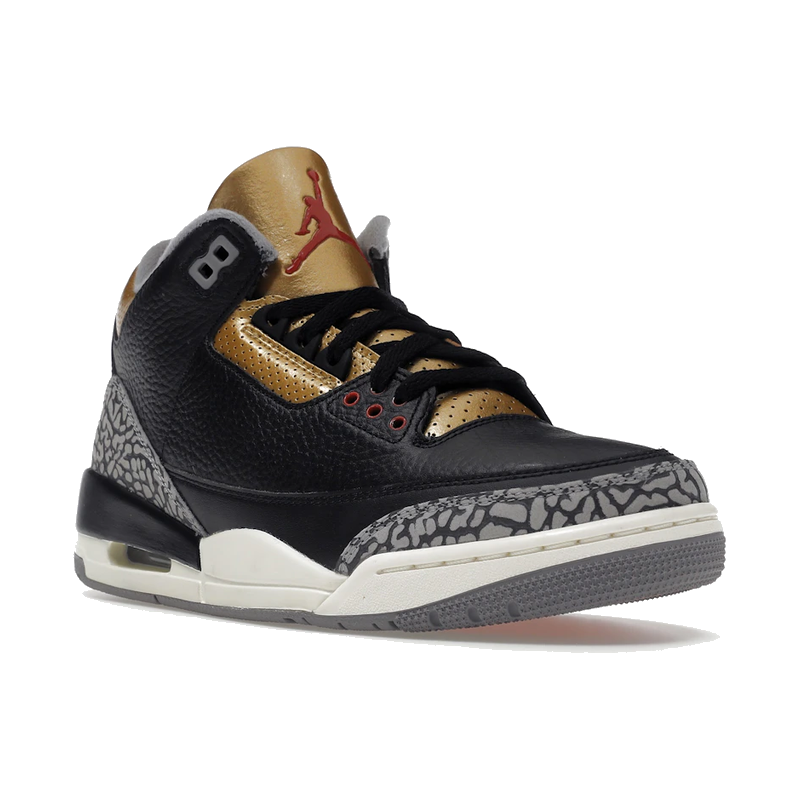 Air Jordan 3 Retro Black Cement Gold