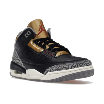 Air Jordan 3 Retro Black Cement Gold