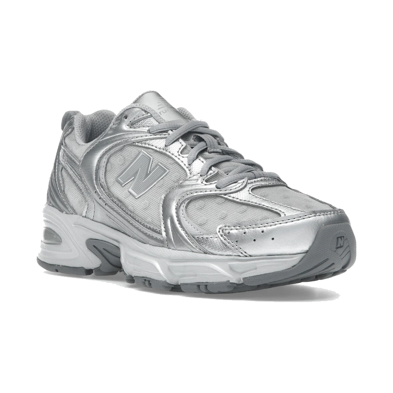 New Balance 530 Silver Metallic Raincloud Polka Dots