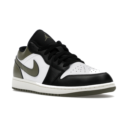 Air Jordan 1 Low Black Toe Medium Olive