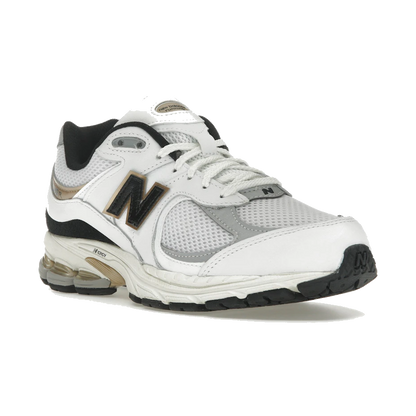 New Balance 2002R White Black Gold Metallic