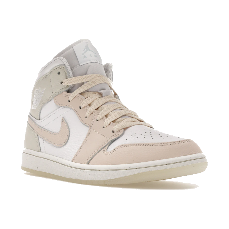 Air Jordan 1 Mid SE White Sea Glass Glacier Blue Guava Ice