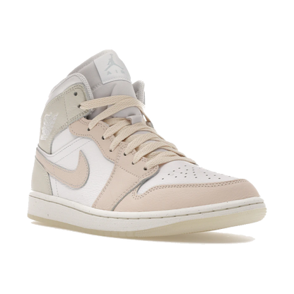 Air Jordan 1 Mid SE White Sea Glass Glacier Blue Guava Ice