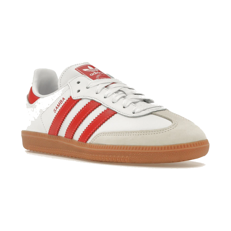 Adidas Samba OG White Solar Red Gum