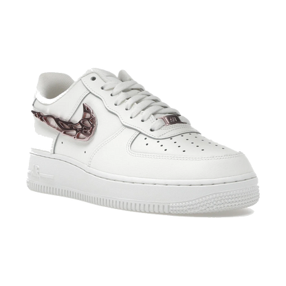 Nike Air Force 1 Low Liquid Metal Swoosh Metallic Rose Gold