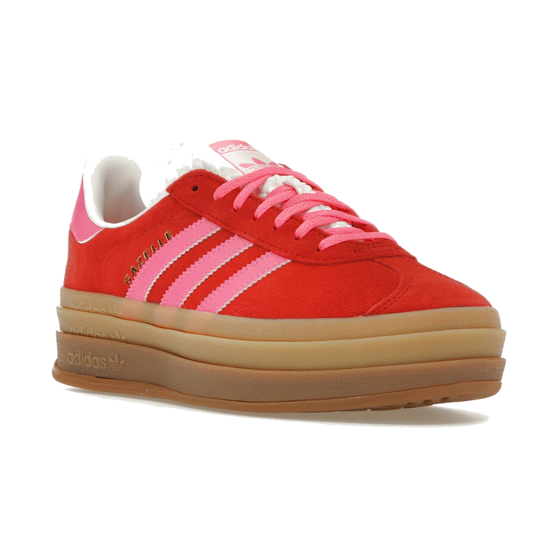 Adidas Gazelle Bold Collegiate Red Lucid Pink