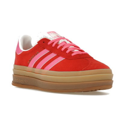 Adidas Gazelle Bold Collegiate Red Lucid Pink