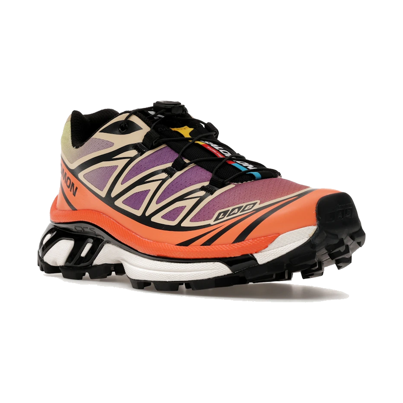 Salomon XT-6 Black Almond Dragon Fire