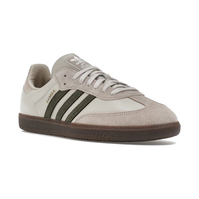 Adidas Samba OG Aluminum Dark Khaki