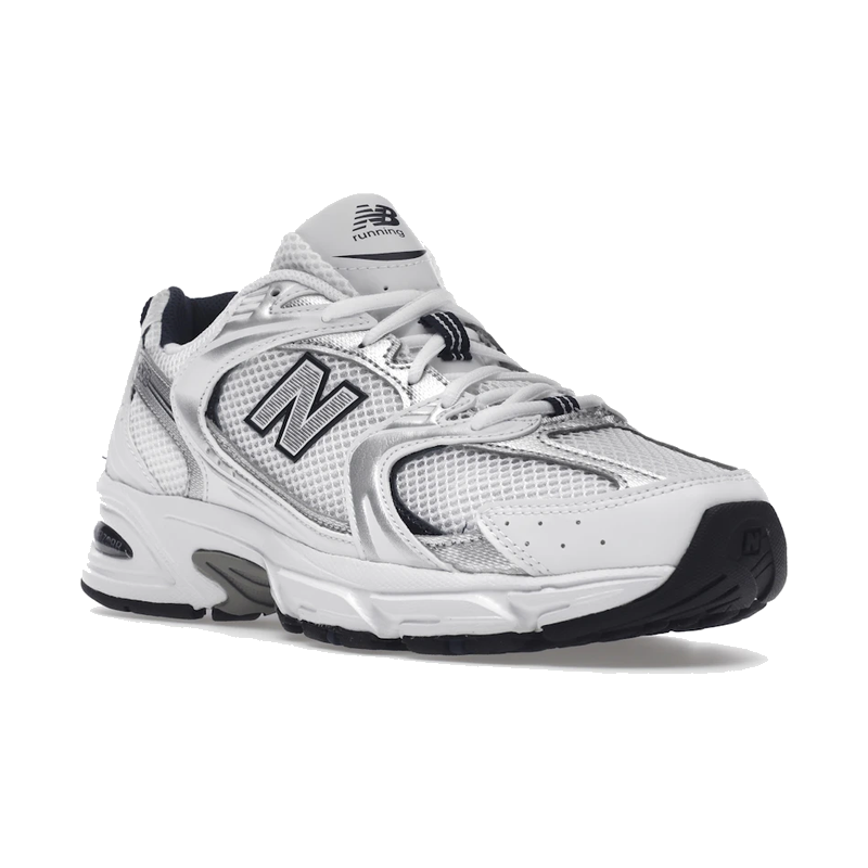 New Balance 530 White Silver Navy