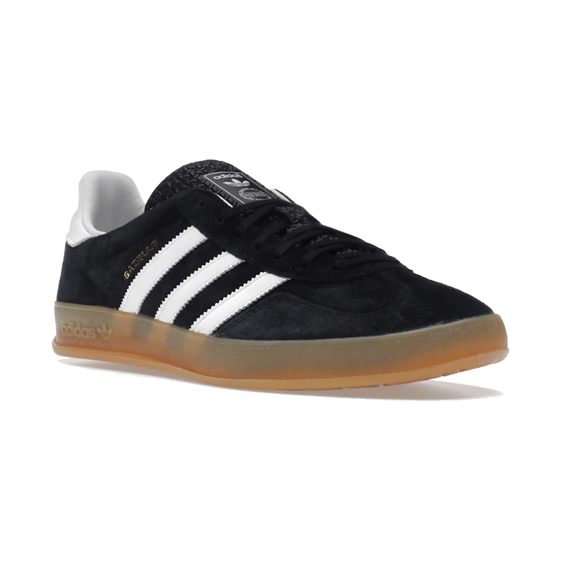 Adidas Gazelle Black White Gum
