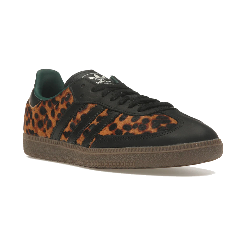 Adidas Samba OG Black Green Leopard