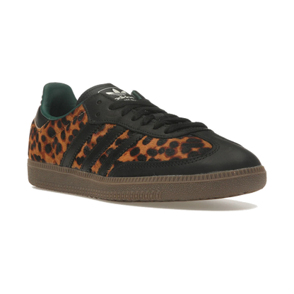 Adidas Samba OG Black Green Leopard