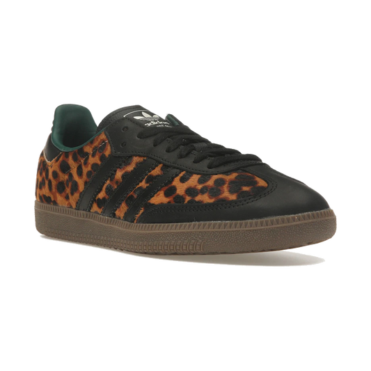 Adidas Samba OG Black Green Leopard