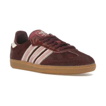 Adidas Samba OG Maroon Sand Strata Pony