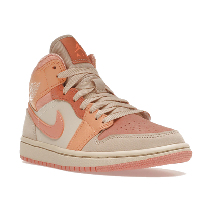 Air Jordan 1 Mid Apricot Orange