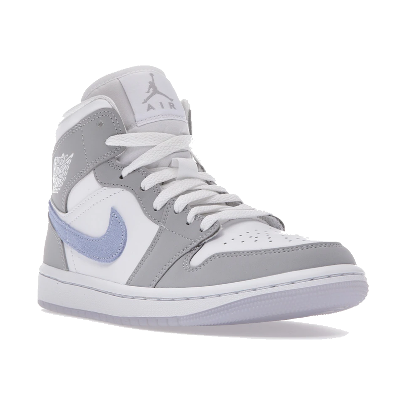 Air Jordan 1 Mid Wolf Grey Aluminum