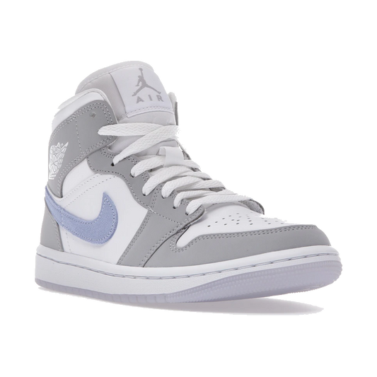 Air Jordan 1 Mid Wolf Grey Aluminum