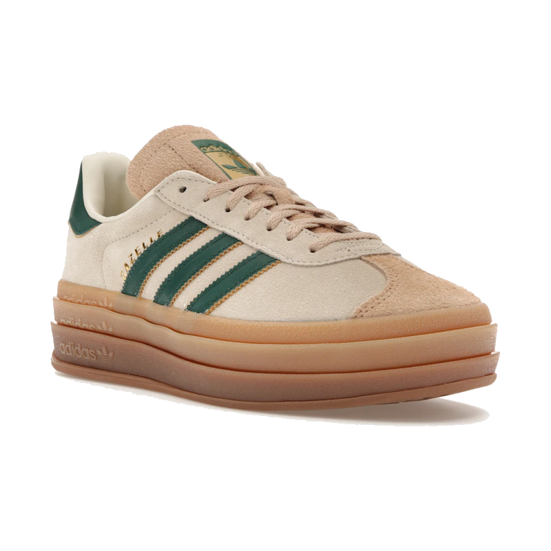 Adidas Gazelle Bold Magic Beige Collegiate Green