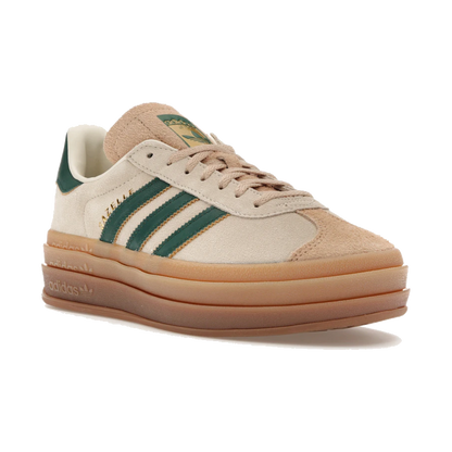 Adidas Gazelle Bold Magic Beige Collegiate Green
